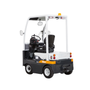 Chariot Tracteur Industriel électrique à 4 roues SIMAI TE 80IXB conçue pour des capacités de charge allant jusqu'à 8000 kg en Alpes -  disponible en achat neuf et en location de courte à longue durée_3