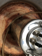 Cuve en acier inoxydable de 100 litres avec électropompe submersible pedrollo d'occasion - référence : c6220_3