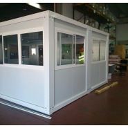 Guérites modulaires personnalisables et démontables - Cabine de surveillance, contrôle d’accès, réception, information_3