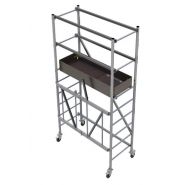 Échafaudage pliant en aluminium ULTRALU PROPLI - hauteur de travail de 2,65 m à 6,65 m - compact et montage facile_3