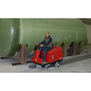 Atom Plus - Balayeuse de voirie compacte RCM avec bac de 95 litres et déchargement hydraulique_3