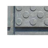 Demi-plaque pour la protection des sols - PVC recyclé, profilée antidérapante, 30 tonnes/m² - Remopla (103)_3