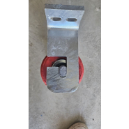Équerre de fixation pour rouleau de retour - bande transporteuse - supportage de rouleaux axe 20 mm avec méplat 14 mm