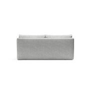 Canapé design Achillas - Multifonction convertible lit 155x200 cm - Pieds métal noir - Tissu Micro Check Grey_3