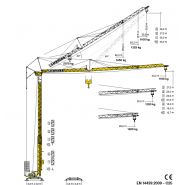 Grue Liebherr 34 K avec changement de mouflage automatique