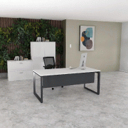 Bureau droit individuel Star - Mobel Linea - Anthracite, Oui_0