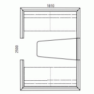 Cabines acoustiques box de réunion - H1420 x L1810 x L2500 mm - Réf 749_15733_3
