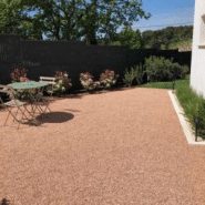 Gravier décoratif - Marbre rose 8/14 pour aménagement extérieur et allées_3