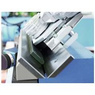 Ébavureuse avec prisme en V - ASO 850-K - Pour arêtes droites, petites et grandes pièces dès 2 mm - Chanfreinage jusqu’à 3 mm × 45°_3