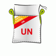 LOT de 10 BIGBAGS Occasion 90x90x120, SWL: 1000 kg, JR+FP, anti-fuites, UN_3