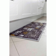 Tapis d'entrée intérieur absorbant - Devoluy Salt&Pepper - 120x45 cm_3