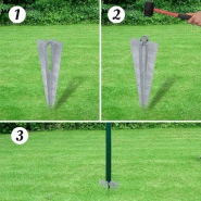 Vidaxl clôture euro acier 10 x 1,2 m vert 140558_3