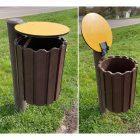 Corbeille Yanex 1 - Corbeille écologique pour tri sélectif en plastiques recyclés 55L_3