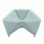 Fauteuil en tissu Fold- Softline - Feld Bleu clair_3