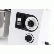 Pétrin à spirale tête relevable - 22L / 17 kg - moteur triphasé - cuve amovible_3