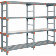 Rayonnage haute résistance 100 x 40 cm - l 2000 x p 400 mm_3