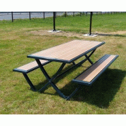 Table pique-nique GMELINA stratifié compact_3