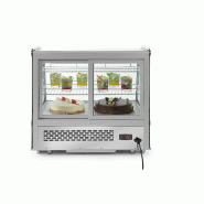 Vitrine réfrigérée de présentation pâtisserie positive 120L HENDI_3