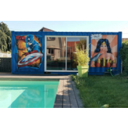 Container maritime 20 pieds High cube -Surface au sol 13,8 m² - 1er voyage ou occasion_3