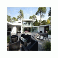 Lame terrasse bois composite alvéolaire Dual - Gris anthracite - 25mm d'épaisseur, 14cm de largeur, 360cm de longueur, surface couverte 0.5m²_3