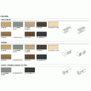 Armoire basse avec porte coulissante - MDD - Hêtre, Gris anthracite_3