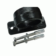 Butée de parking en acier - tube diamètre 75 mm - formats 830x170, 1230x170, 2030x170_3