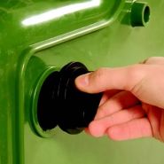 Chariot à déchet - Soco'or - Volume 1100L - Polyéthylène HDPE, 4 roues avec freins rotatifs, résistant aux UV et aux chocs_3