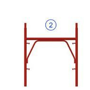 Échafaudage à pivots - cadres préfabriqués - charge maxi. 30kN/m2 - GBM_3