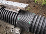 Puisard linéaire Soleno - Grille horizontale continue - Résistance autoroutière en acier inoxydable/PEHD_3