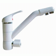 Robinet de cuisine mitigeur 3 voies dauphin blanc_3