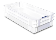 Bac gerbable 800 x 400 - 50 litres - PEHD - Fond et parois pleins/ajourés_3