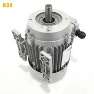 Moteur électrique triphasé 230/400V - 1,5 kW - 1500 tr/min - ALMO MH390L4B34 - Aluminium - Bride B34_3