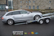 Porte voiture LIDER avec grandes rampes - 2 essieux - PTAC : 2500 kg - 394 x 190 cm - Reference - BORO_INDIANNA2_3
