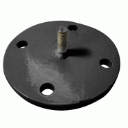 Base pour poteau de balisage acier - Acier / A fixer_3