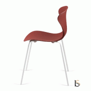 Chaise de collectivité Gina - Act - Rouge_3