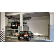 Parking mécanique à stationnement indépendant sur trois niveaux - Hauteur de véhicule jusqu'à 175 cm - Largeur de place jusqu'à 500 cm - Parklift 413_3
