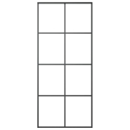 Vidaxl porte coulissante avec kit de quincaillerie 90x205 cm verre esg 3152141_3