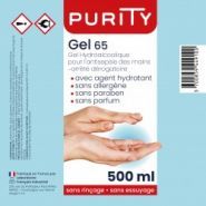 Gels hydroalcooliques - Purity 65 - Pack de 600 flacons de 500ml - Antisepsie des mains_3