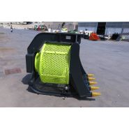 Godet cribleur rotatif Fravizel - poids de 1300 à 2000 kg - Réf. 20_3