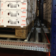 Rayonnage dynamique pour palettes idéale à l'aménagement de stock tampon, des zones d'expédition et de préparation de commandes_3