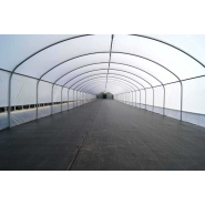 Serre Pro 6 m avec pieds droits et dégagement latéral optimisé