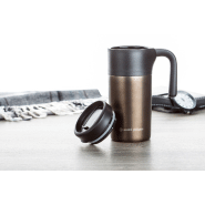 Mug thermos en inox - 330 ml - ouverture par glissière et poignée - livré en boîte cadeau noire_3