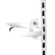 Desserte montants centrés - hauteur 1650 mm - avec roulettes pivotantes et tablette basse_3