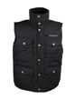 Gilet sans manche polyester/coton matelassé - Multi-poches - Coloris bleu noir_3