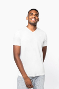 T-shirt manches courtes col V homme - Réf : K3014 - Kariban - 97% coton / 3% élasthanne_3