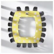 Table de réunion FREGATE CLEN - 18 personnes - L 520 x 140 cm - Top access_3