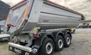 Semi-remorque benne basculante Menci SA700R - 27m³ - 3 essieux SAF - acier Hardox B450_3