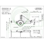 S 5000 A - Remorque Porte-Touret SIPREL - Charge utile 5070 Kg - Polyvalente pour câbles et tubes de grand diamètre_3