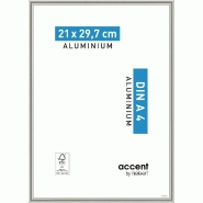 Cadre en aluminium gris - Dimension l.21 x h.29.7 cm - Verre minéral 2 mm - Design sobre et élégant_3