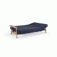 Canapé convertible Innovation Living Balder - Lit 140x200 cm - Tissu Mixed Dance Blue - Design scandinave et confort exceptionnel_3